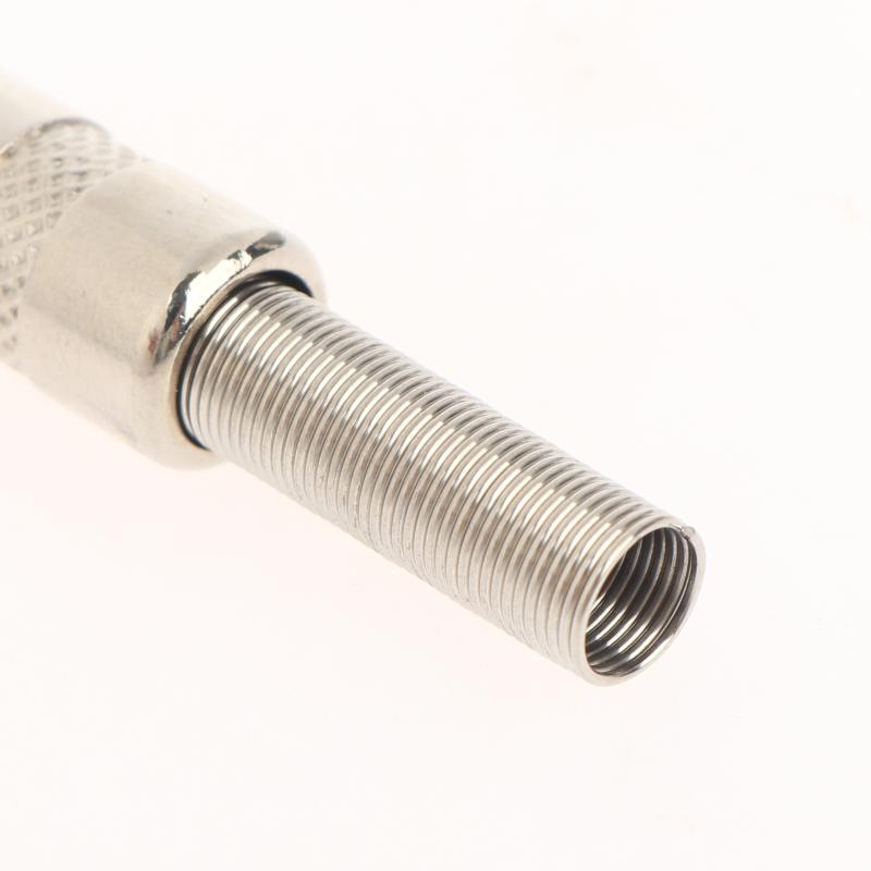 2Pcs 6.35Mm 2Pole Mono Amplifier Plug 6.35 Stereo Metal Microphone Jack Plug-In Audio Connector For Ktv