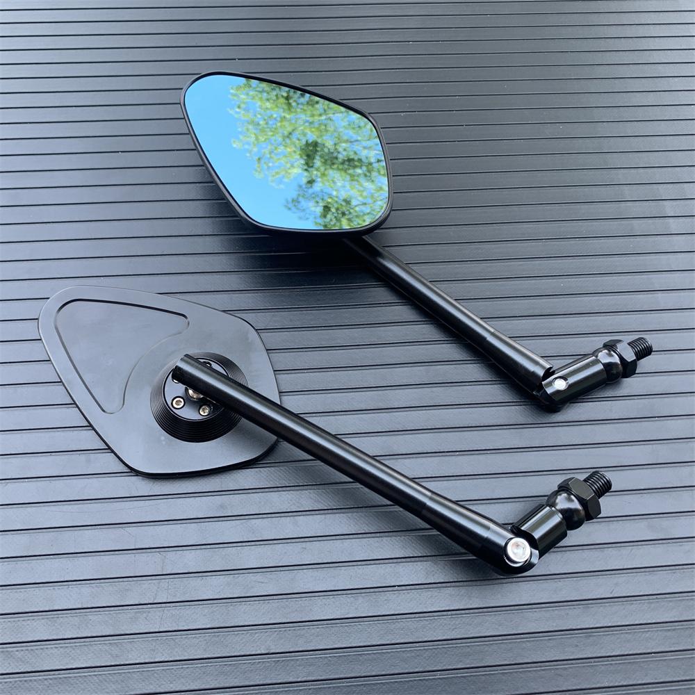 Black Cafe Racer Retro Motorcycle Modified Coffee Climb High Quality Rearview Mirror Small Round Mirror CB400 CB600 CB650 CB1300