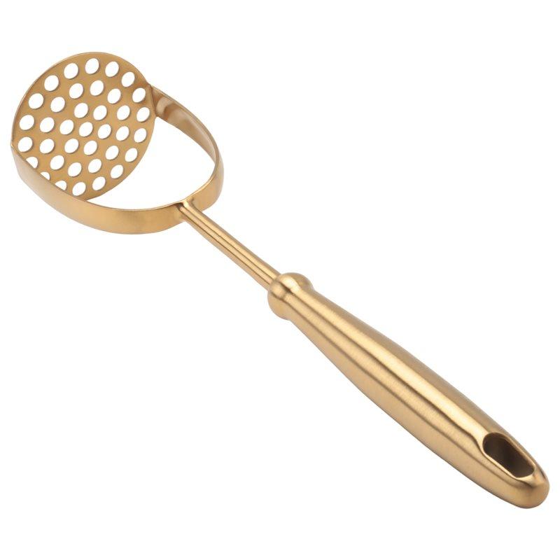 Practical-Stainless Steel Potato Masher Household Potato Press Manual Multifunctional Masher Masher