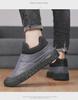 Men's Warm Velvet Canvas Shoes: Winter Slip-on Soft Sole Toad Trend