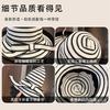 Summer striped sun hat women outdoor travel beach sun hat fashion warped edge bucket hat