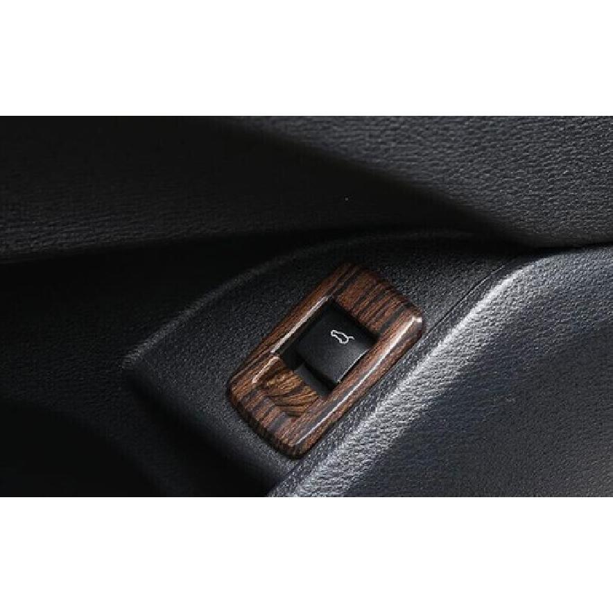 Tailgate Rear Door Switch Cover Car Inner 2018-21 Fit For BMW X2 F39 Wood Grain