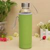 550ml Universal BPA Free High Temperature Water Bottle Resistant Glass Sport With Tea Filter Infuser Bottle Jug Protective Bag
