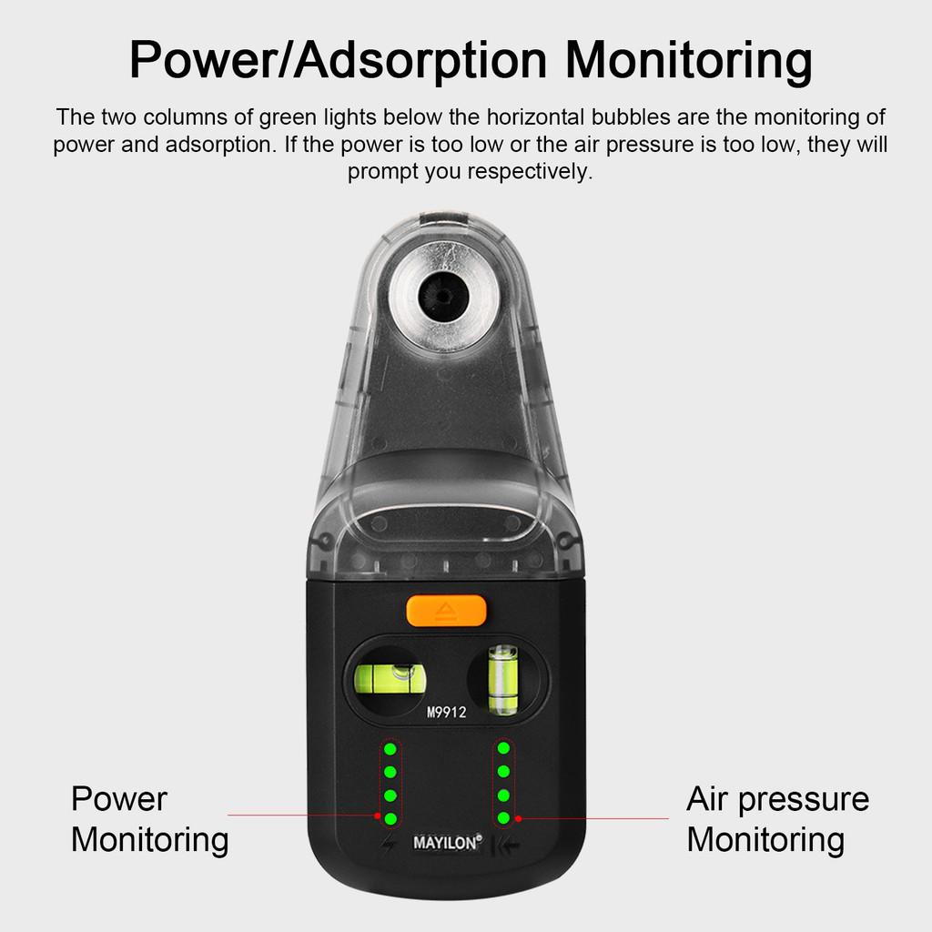 2 In 1 Multifunctional Household Wall Drilling Electric Dust Cleaning Suction Tools Electric Drilling Dust Collector Laser Level