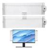 Computer Monitor Memo Board Side Monitor Sticky Note 2PCS Computer Side Panel Stable Transparent Computer Monitor Message Board