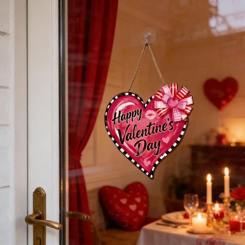 Scientific Proportioned 30cm Wooden Heart Decors With Two Color Option For Diverse Emotional Gifting And Decors
