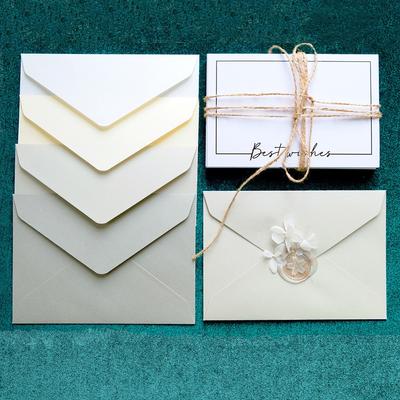 20 piezas/paquete Sobres Occidentales de Textura de Terciopelo Vintage Sobres para Cartas Invitación a Boda Fiesta