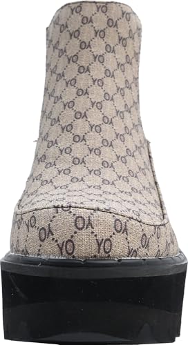 Yosuke Fashion Boots 6310018 Beige Combination