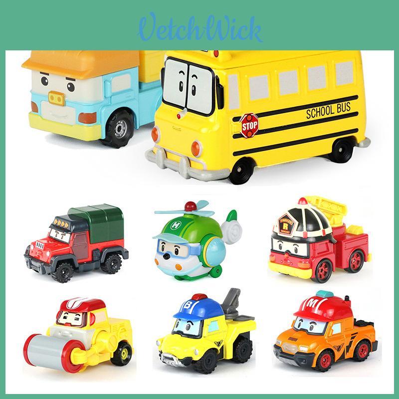 Durable Robocar Poli Mini Vehicles Featuring Rolling Wheels And Bright Colors For Children