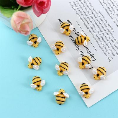 Bastel Schmuckherstellung Harz Niedlich Liebliche Biene Verzierung Flatback Miniatur Cabochon