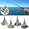6Pcs Portable Squid Jig Hook Cover with Carabiner Squid Jig Baits Protector Squid Jig Fishing Tackle Easy to Use