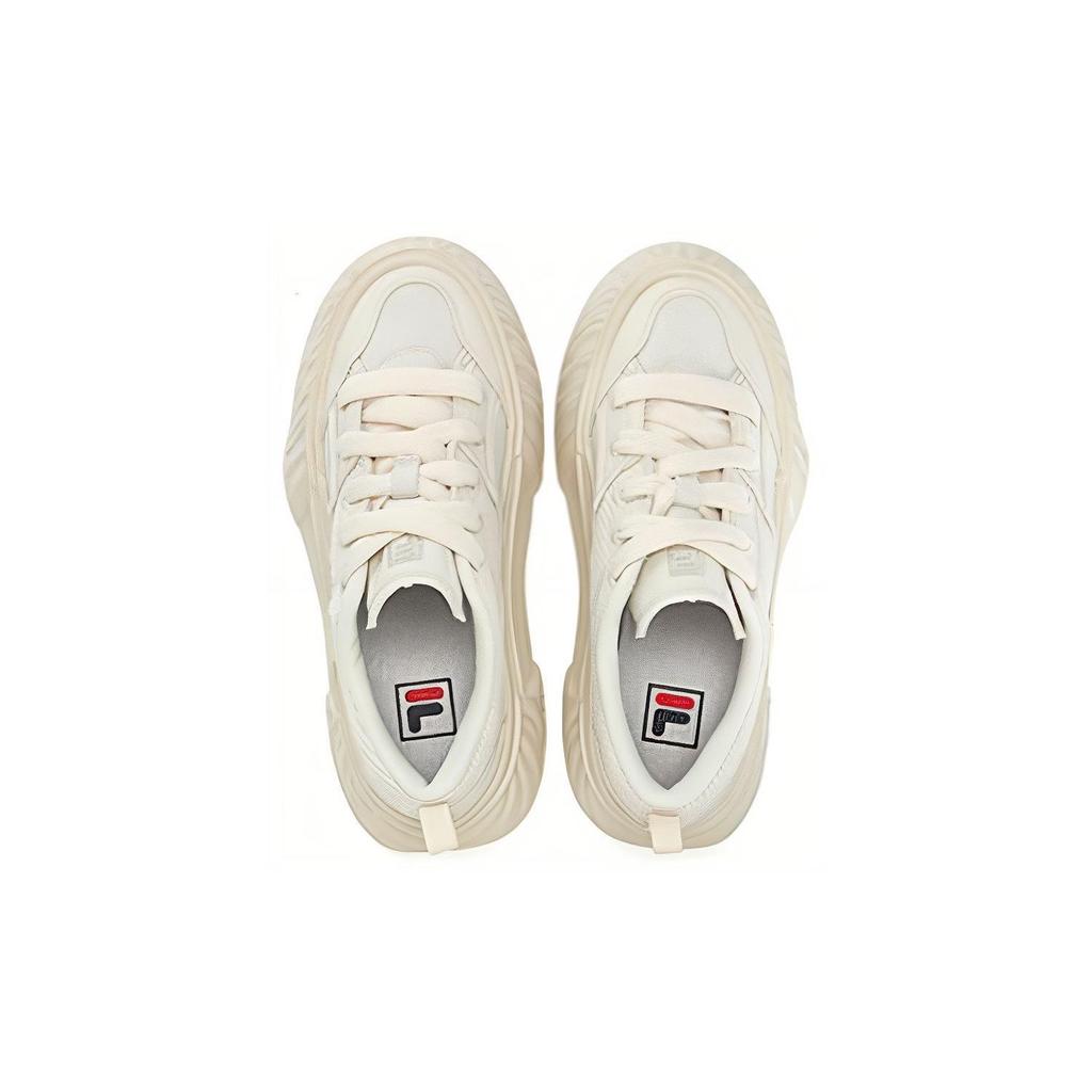 Fila Fosso Mesh Fabric Comfortable Versatile Classic Low-Top Casual Shoes Women Sneaker White F12W332301COM