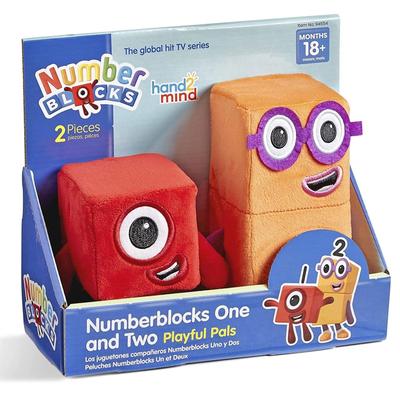 Numberblocks Character Plush Best Friends One Authentic Toy, & Two, 94554,