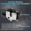 Front Left Driver Side Power Door Lock Actuator Motor Door Latch Actuator Assembly for Saturn Vue 2002-2005 for Saturn Ion 2003-2007