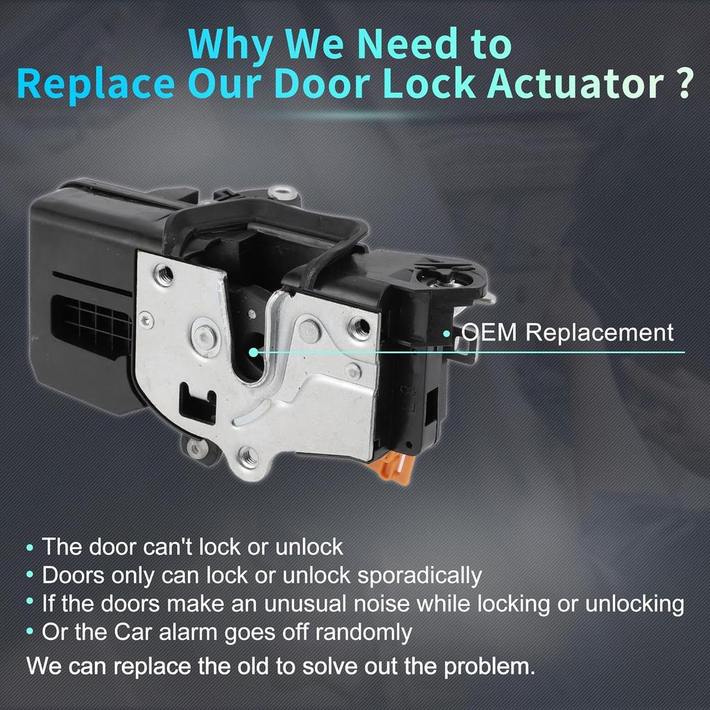 Front Left Driver Side Power Door Lock Actuator Motor Door Latch Actuator Assembly for Saturn Vue 2002-2005 for Saturn Ion 2003-2007