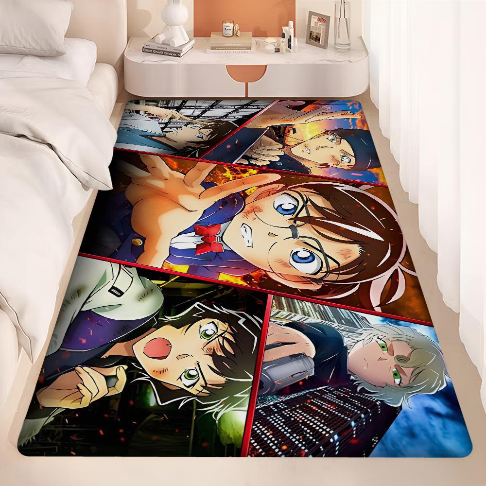 Detective Conan Anime Floor Mat Non-Slip Laundry Room Mat Laundry Decor Balcony Child Living Room Bedside Mats