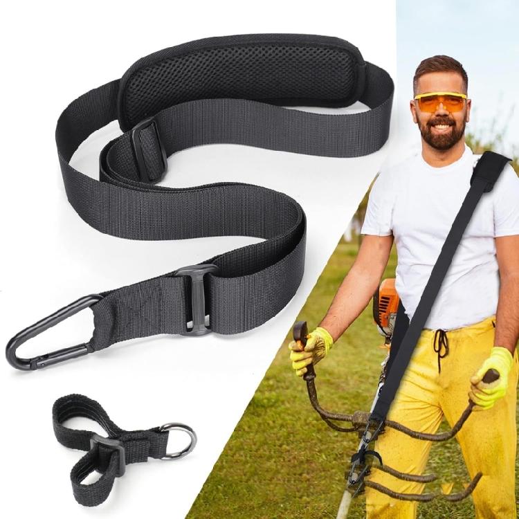 Comfort Fit Adjustable Nylon Support Harness For String Trimmers Pruners Various Outdoor Power Equipment Shoulder Strap
