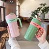 New High Appearance Level Thermos Cup Warm Smart Coffee Cup Stainless Steel Water Cup Portable Handle Cup