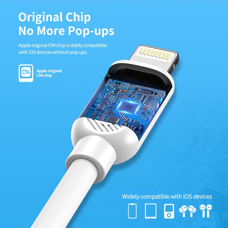 Buy Rock Mfi Usb Type C To Lightning Cable For Iphone Se 11 Pro X Xs 8 Pd18w Fast Usb C Charging Data Cable For Macbook At Affordable Prices Free Shipping