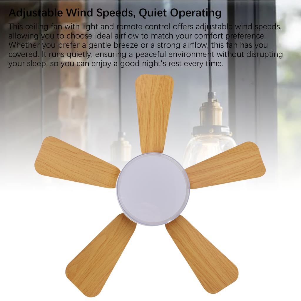 Socket Ceiling Fan Light with Remote Dimmable Small Ceiling Fan 3 Colors Easy Install Screw In E26 E27 Base for Bedroom Living Room Kitchen Garage