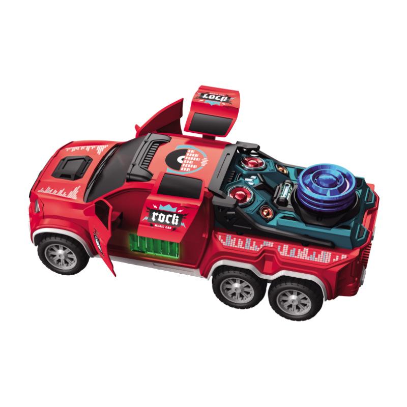 

Вращающаяся трюковая машинка со звуком и светом - Электрическая игрушка для детских дней рождения