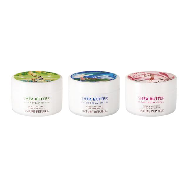 NATURE REPUBLIC - Shea Butter Steam Cream - 3 Types Ultra