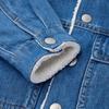 PawinPaw Cartoon Bear Baby Boy Fleece-Lined Denim Jacket