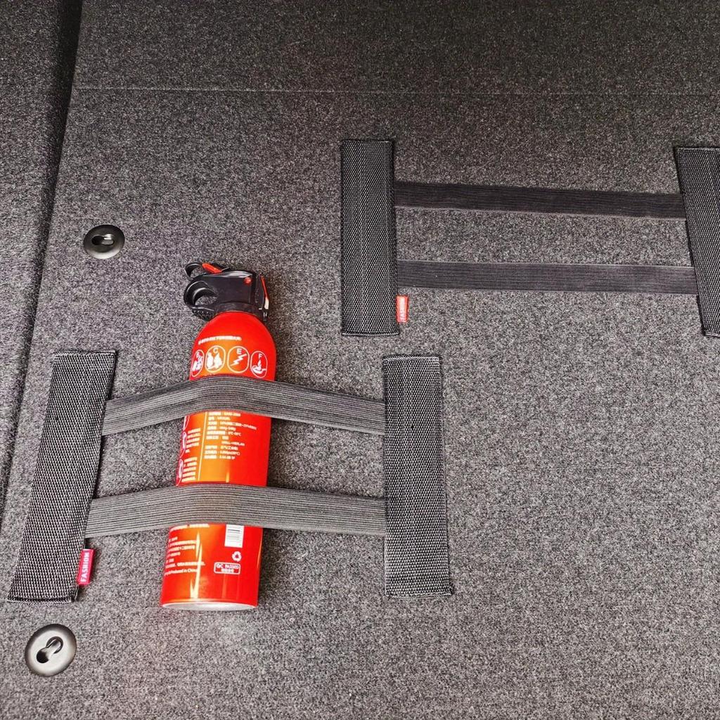 Elastic Car Trunk Organizer Velcro Strap
