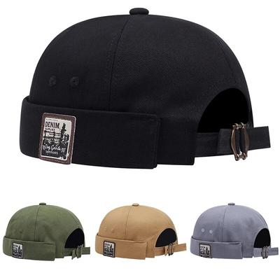 New Landscape Letter Beanie Cap Label Versatile Men's Headband Hat Outdoor Sun Men Woman Beanie Hat Adjustable