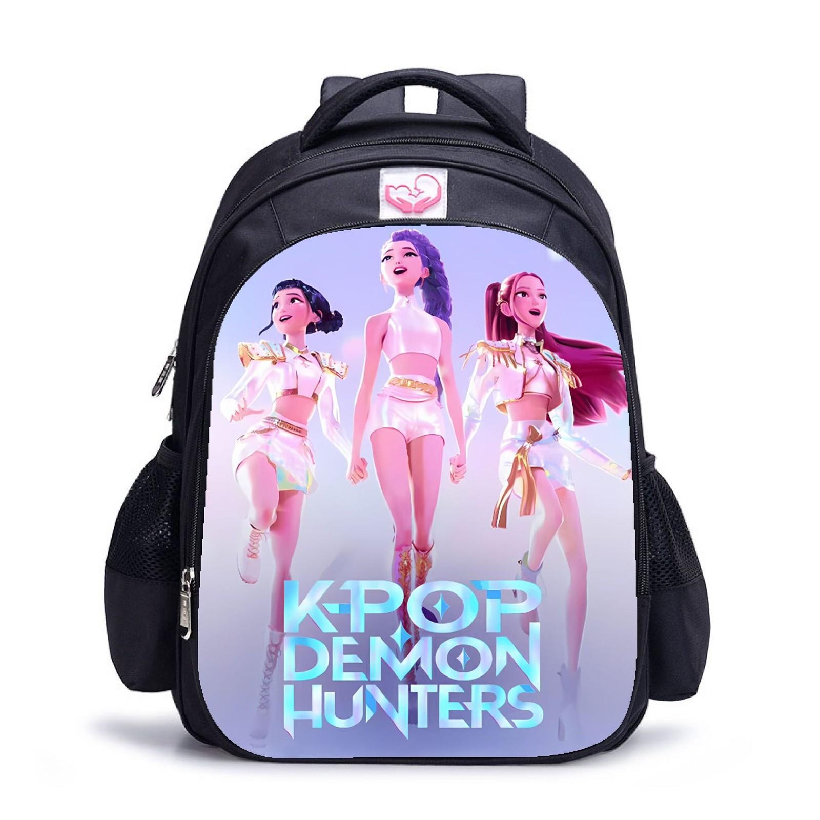 

Повседневная сумка через плечо с рисунком из мультфильма для учеников младших классов средней школы, рюкзаки большой вместимости One Size