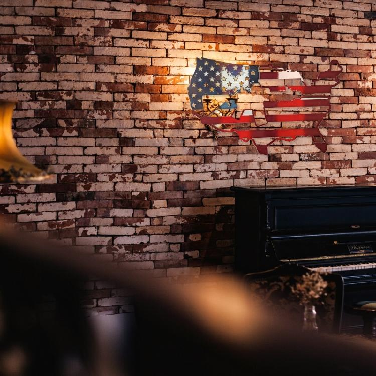 USA American Flags Metal Sign Wall Decorations Man US