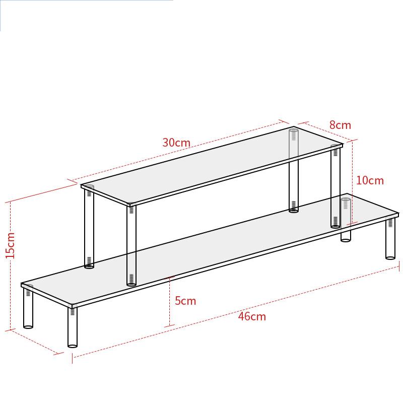 Clear Acrylic Display Riser Stand for Funko POP Figures, Cupcake Cosmetic Perfume Clay Doll Jewelry for Display Stand Organizer