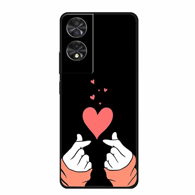 Do etui TCL 505 502 Luksusowe miękkie silikonowe etui na telefon z TPU Tylna okładka dla TCL505 TCL502 Kreskówkowe Ochronne Odporne na wstrząsy Urocze Fundas