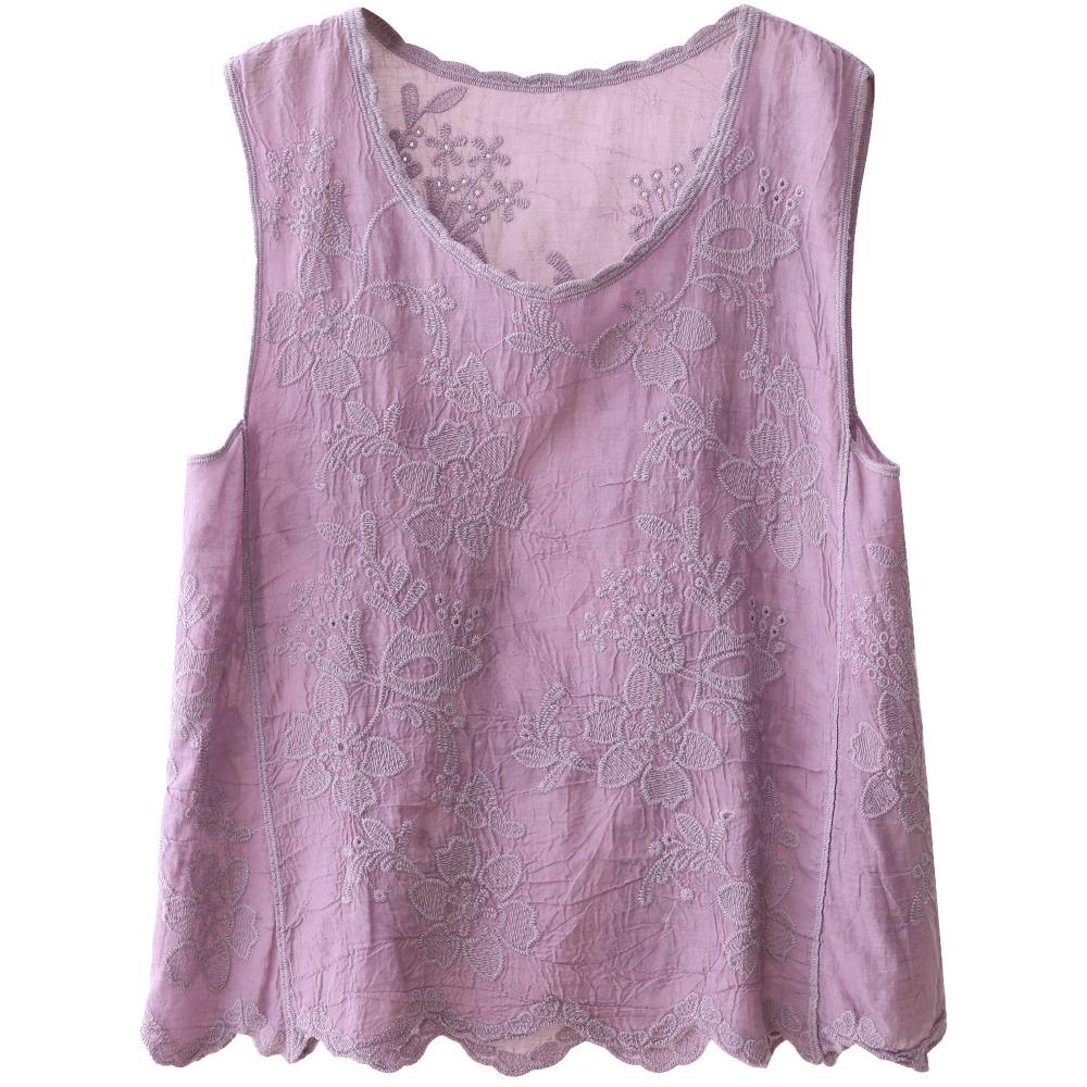 DIMANAF 2025 New Summer Vest T-Shirt Women Basic Sleeveless Style White Tops Loose T-Shirt