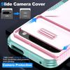 For Google Pixel 9 Pro XL Case TPU+PC Non-Slip Side Edge Phone Cover with Lens Lid