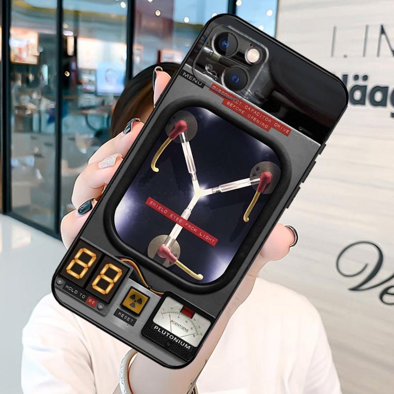 Back To the Future Flux Capacitor Phone Case For iPhone 13 12 Mini 11 14 15 Pro Max SE 2020 7 8 Plus X XS Max XR Cover Shell