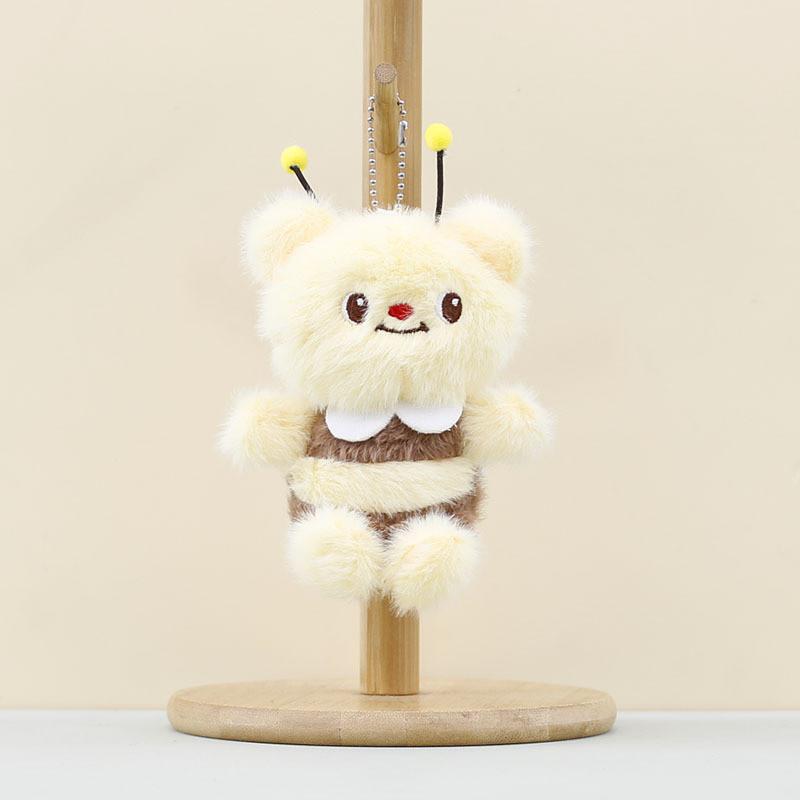 Sweet Bumblebee Bear Stuffed Animal Charm Made Of Soft Pp Cotton For Gifts Kids