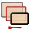 3Pcs Non-Stick Silicone Baking Mat Pad Sheet Baking Pastry Tools Rolling Dough Mat Large Size for Cake Cookie Macaron