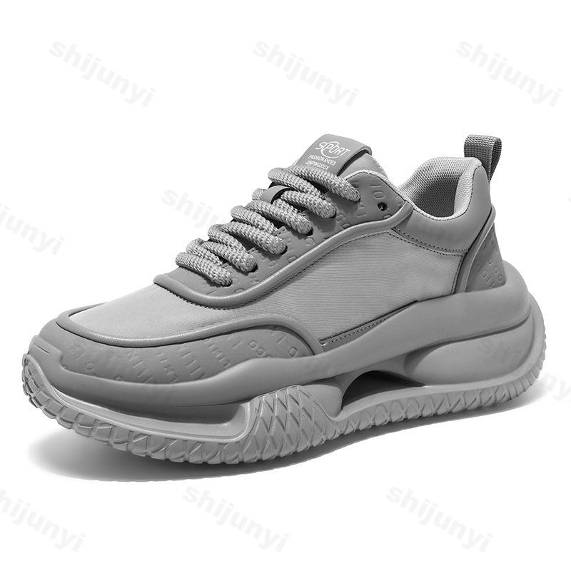 Mode Herren Freizeitschuhe 2025 Frühling Neu Mesh Atmungsaktiv Modetrend Sportschuhe Bequem Vielseitig Dicke Sohle Klobige Sneaker