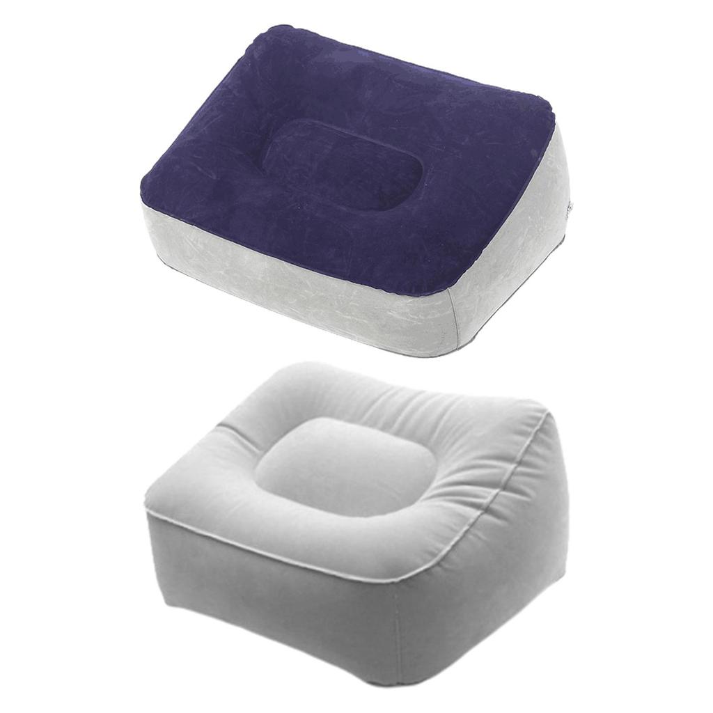 Inflatable Footstool Foot Massage Ergonomic Footrest Adjustable Portable Foot