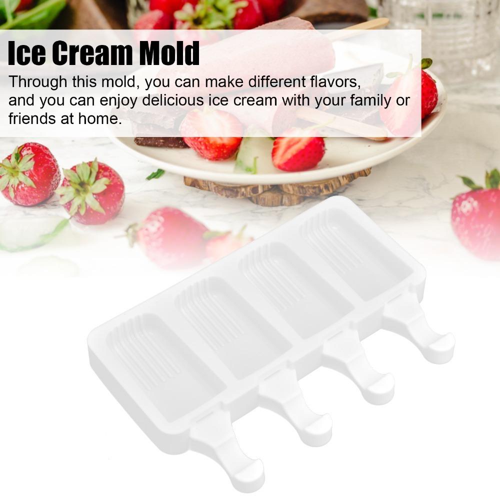 Dinosaur Shape Silicone Ice Bar Mold Heat Resistant Popsicle Mold Kitchen DIY Tool
