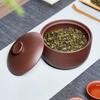 Zisha Handmade Cylindrical Tea Caddy