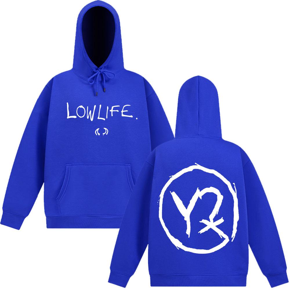 Yungblud Lowlife Album Logo  Hoodies Autumn Winter Long-sleeved Fashion Hip-hop Hoodie Man Woman Oversized Harajuku Pullover