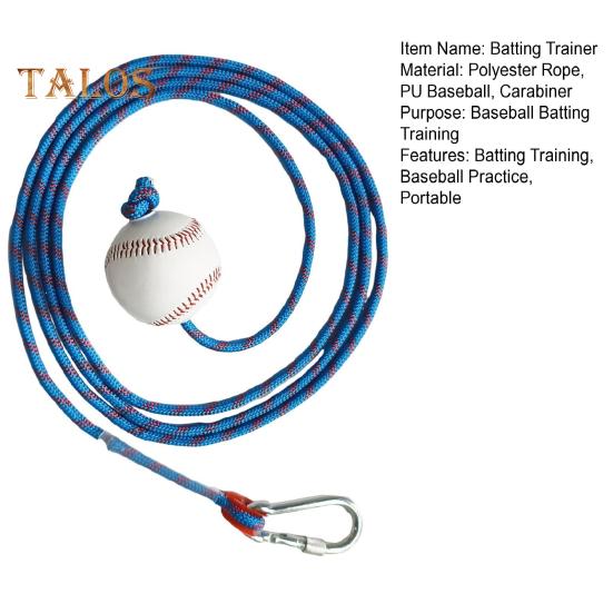 Baseball Batting Swing Trainer Enhance Hitting Skills with Baseball Hitting Rope And Toss Softball Swing Hitting Trainer Aid