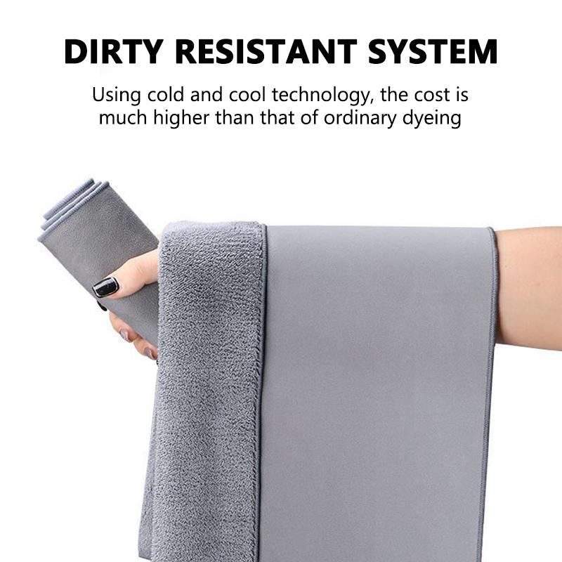 SEAMETAL 500GSM Car Wash Towel Double-sided Suede Strong Absorbent Car Cleaning Cloth