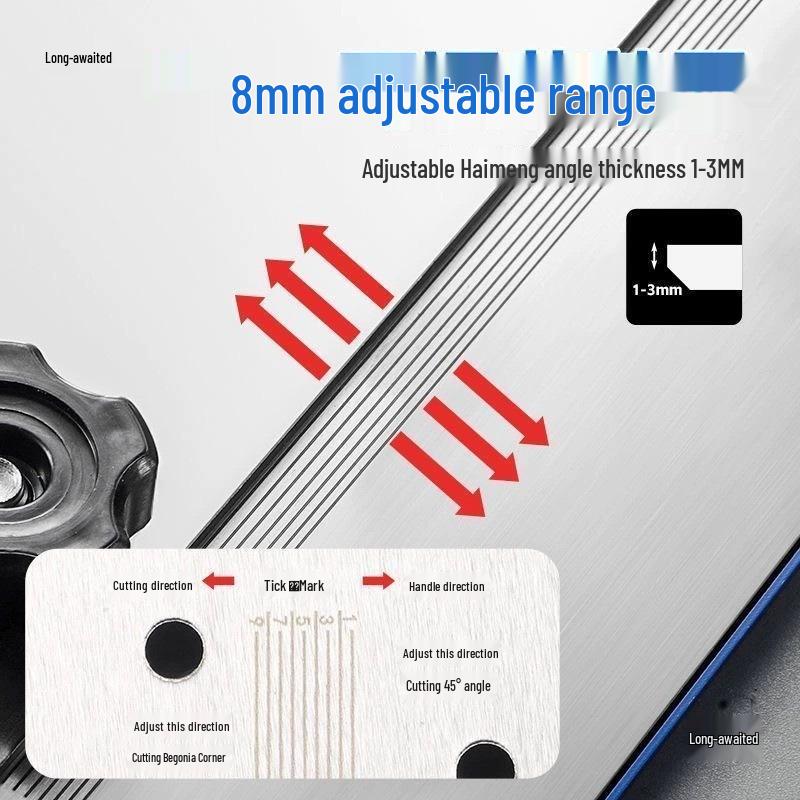 45° Angle Grinder Tile Chamferer Stainless Steel Tool for Corner Cutting