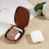 Anti Lost Leather Earphone Cover Zipper PU Leather Shockproof Protective Case Portable Classical Earphone Storage Bag