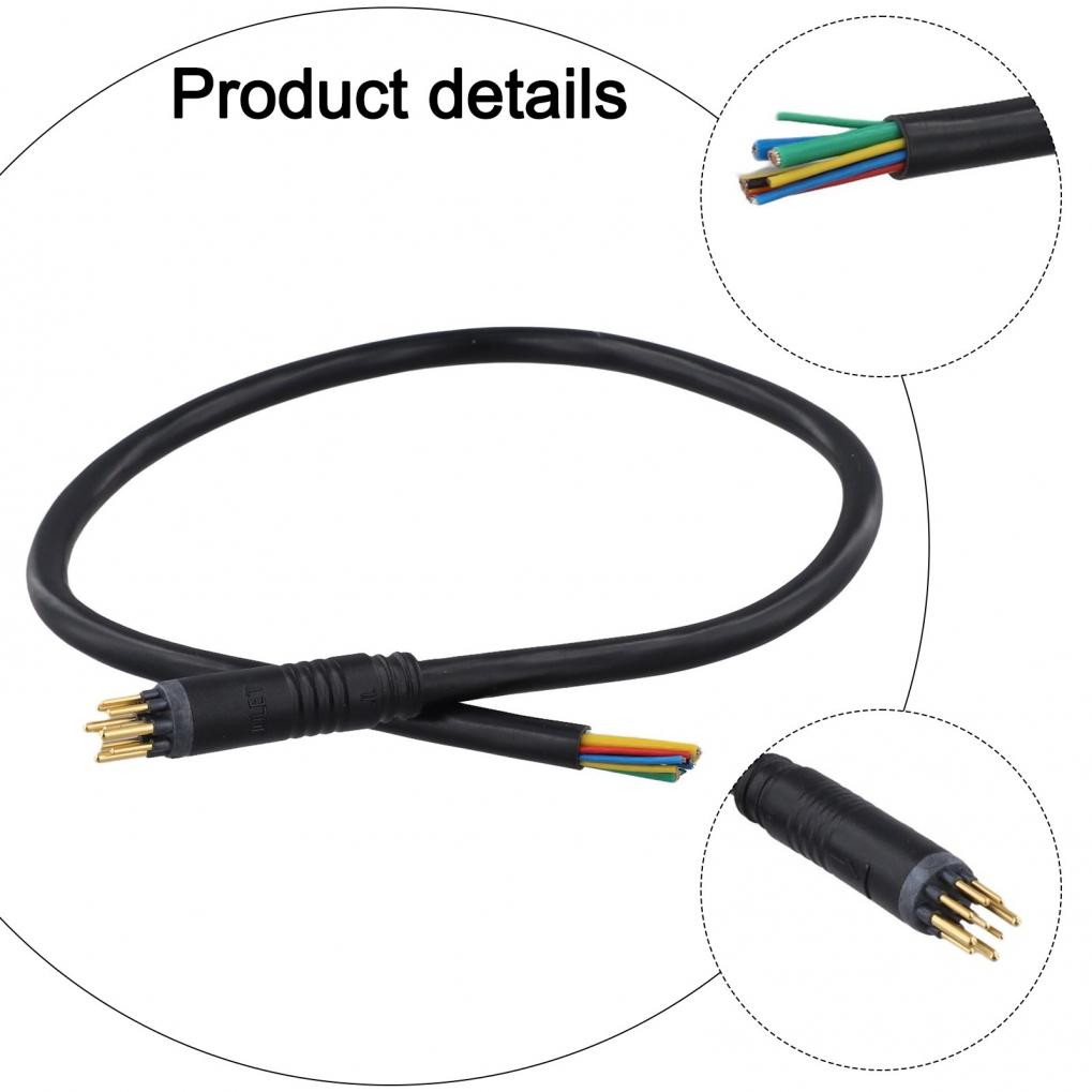 Cable de Motor para Ebike Conector de Bicicleta Eléctrica Cable Macho de 9 Pines