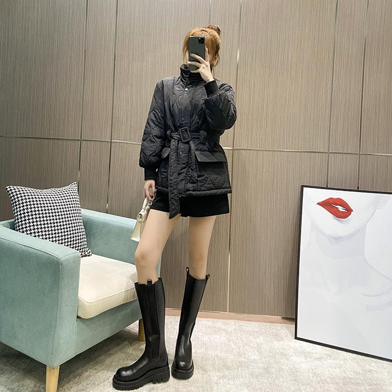 Snow boots women's new fur integrated fleece thickened warm boots winter cotton shoes platform Martin boots