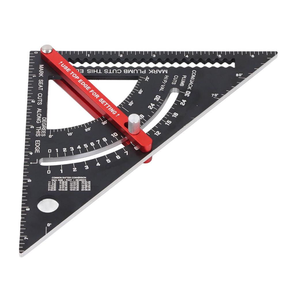 Carpenter Square din aliaj de aluminiu de 70°, combinație reglabilă de 70°, căprior metalic pătrat pentru prelucrarea lemnului P